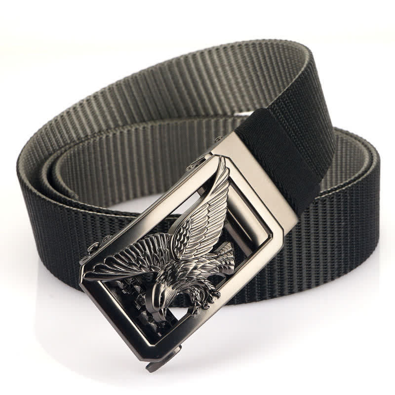 Ceinture en nylon double face Soaring Hawk Eagle pour homme