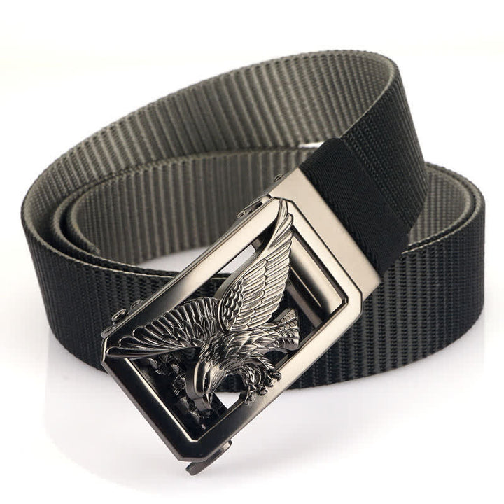 Ceinture en nylon double face Soaring Hawk Eagle pour homme