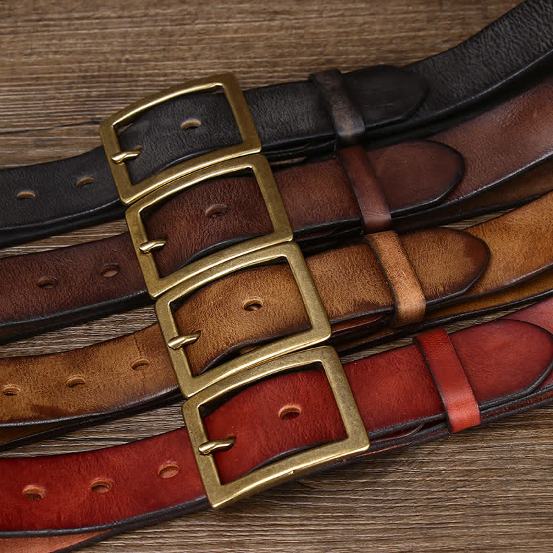Ceinture froissée vintage pour homme