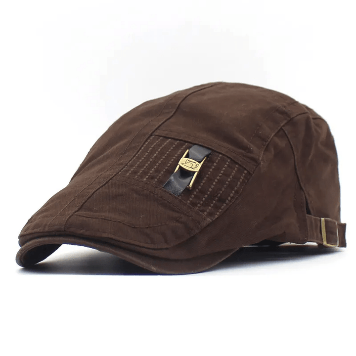 Casquette béret en coton avec boucle en cuir Freestyle