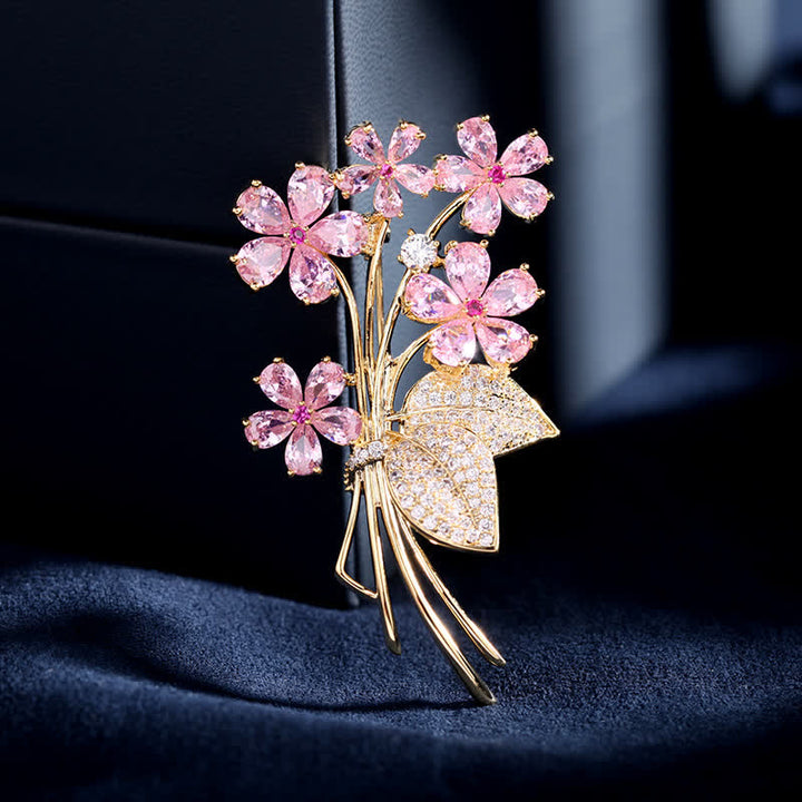 Broche Bouquet Tempérament Femme