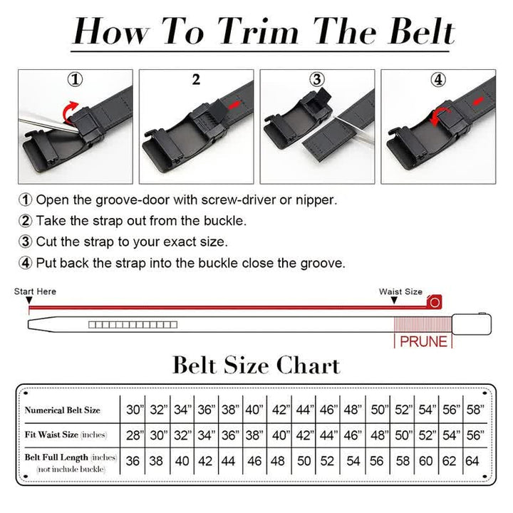 Ceinture en cuir à boucle automatique pour homme, motif crocodile