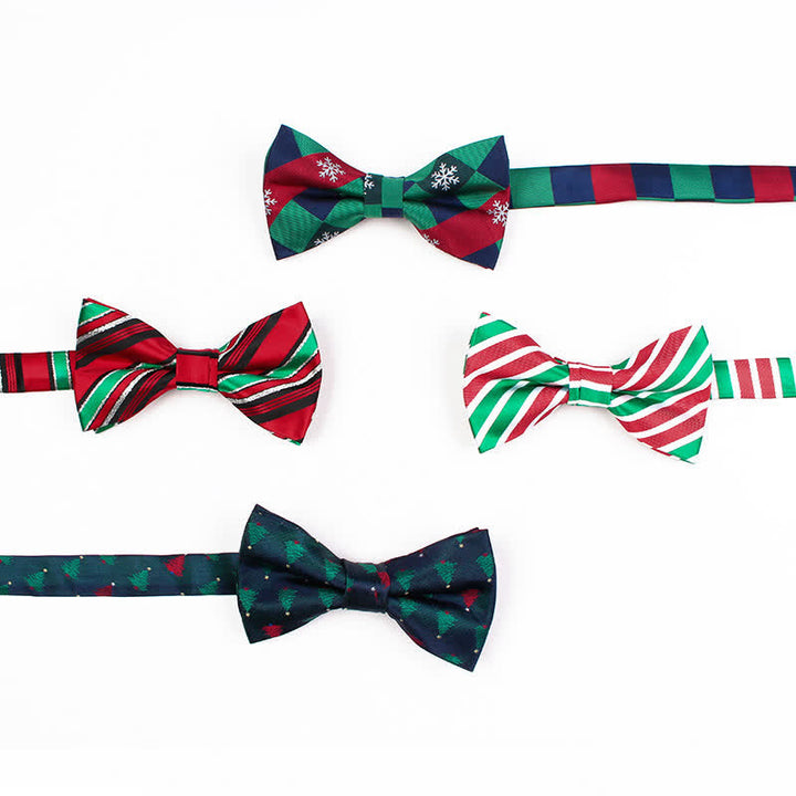 Noeud papillon fantaisie pour homme avec motif de Noël