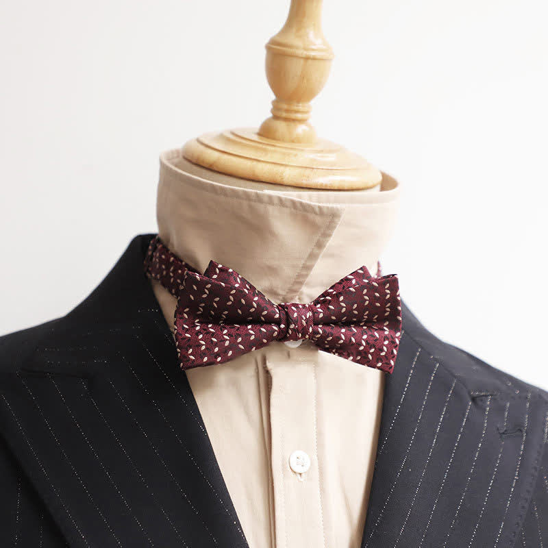 Nœud papillon Gentleman pour homme de la série Burgundy