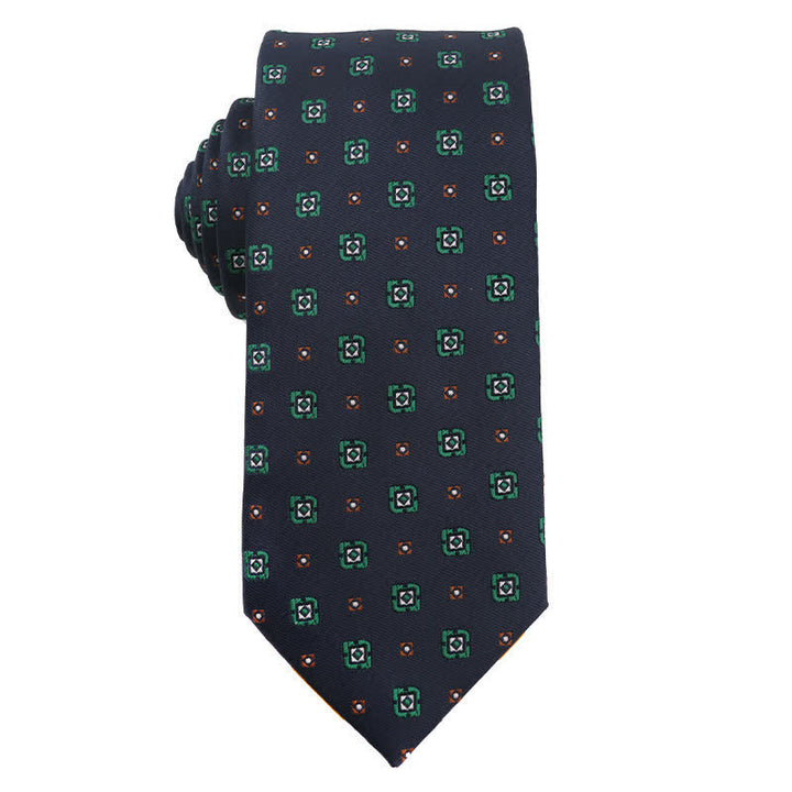 Cravate pour homme de la série Artsy Jasper Turquoise - Médaillon - image 5