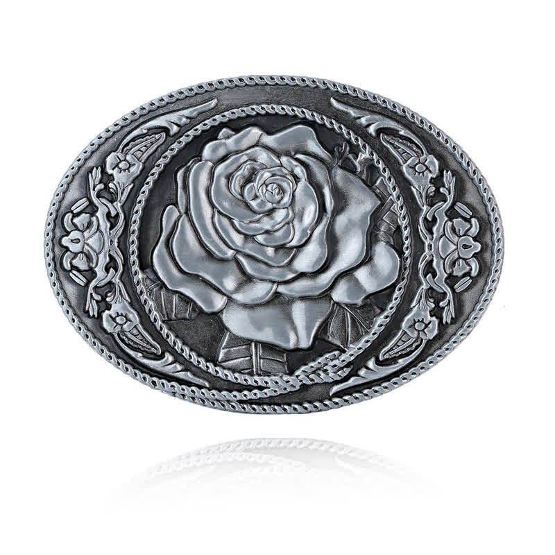 Ceinture en cuir à boucle rose tendance pour homme
