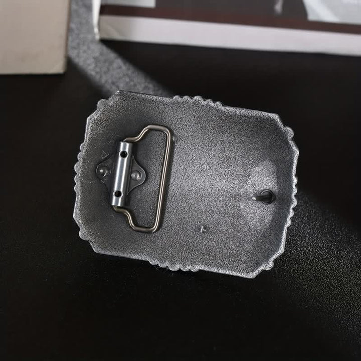 Ceinture en cuir à boucle tête de taureau Longhorn DIY pour homme