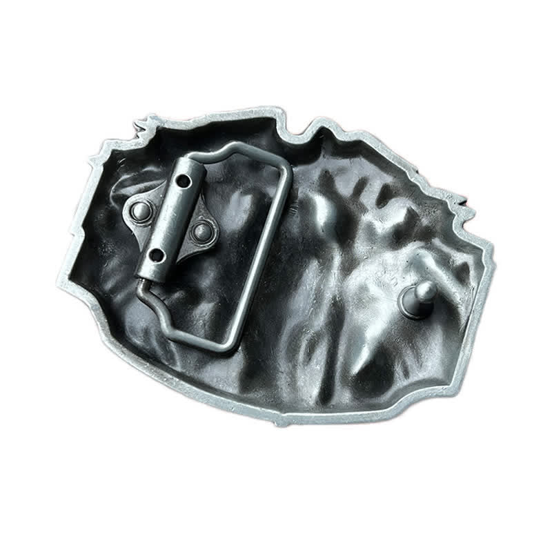Ceinture en cuir à boucle pour homme, motif vétéran du Vietnam