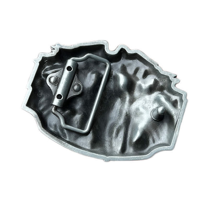Ceinture en cuir à boucle pour homme, motif vétéran du Vietnam