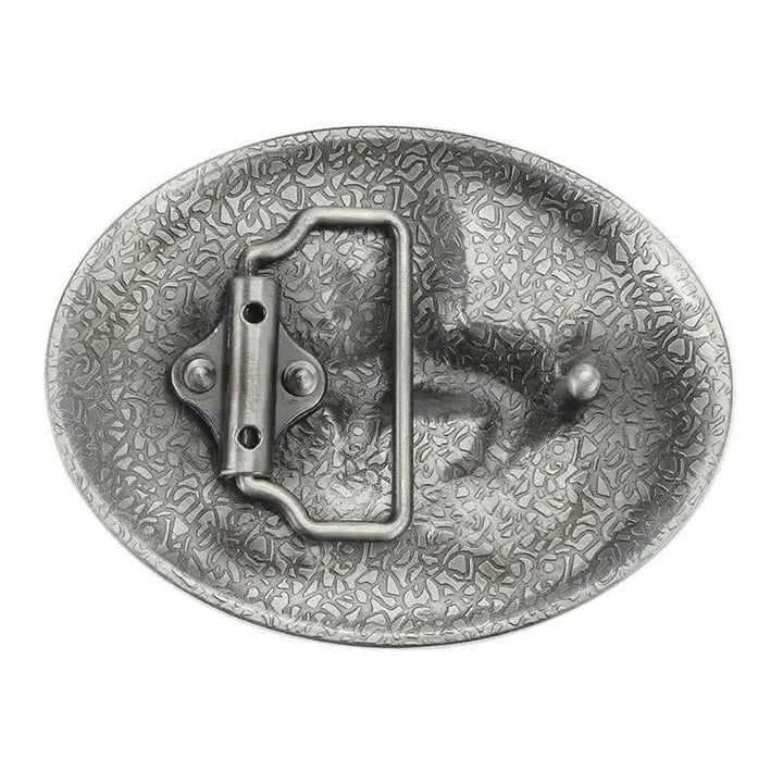 Ceinture en cuir pour homme avec boucle de lance et chevalier de rodéo