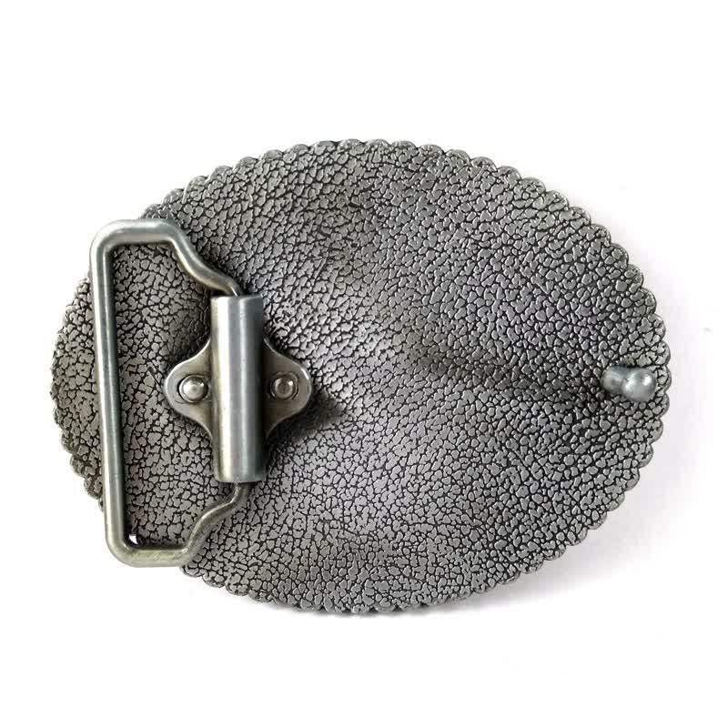 Ceinture en cuir à boucle croisée en strass cristal pour homme