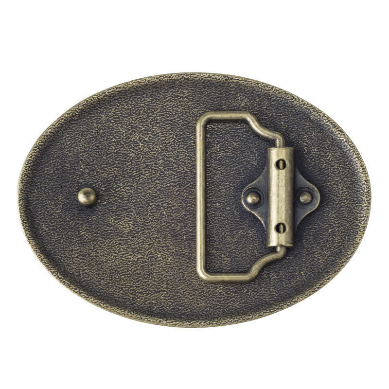 Ceinture en cuir à boucle fantaisie pour homme avec motif sanglier