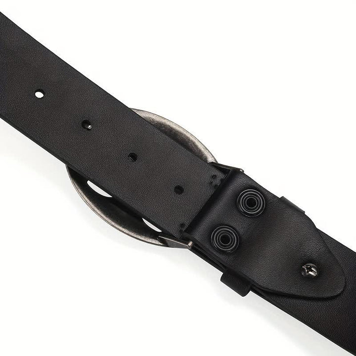 Ceinture en cuir rivetée squelette vintage de style bohème