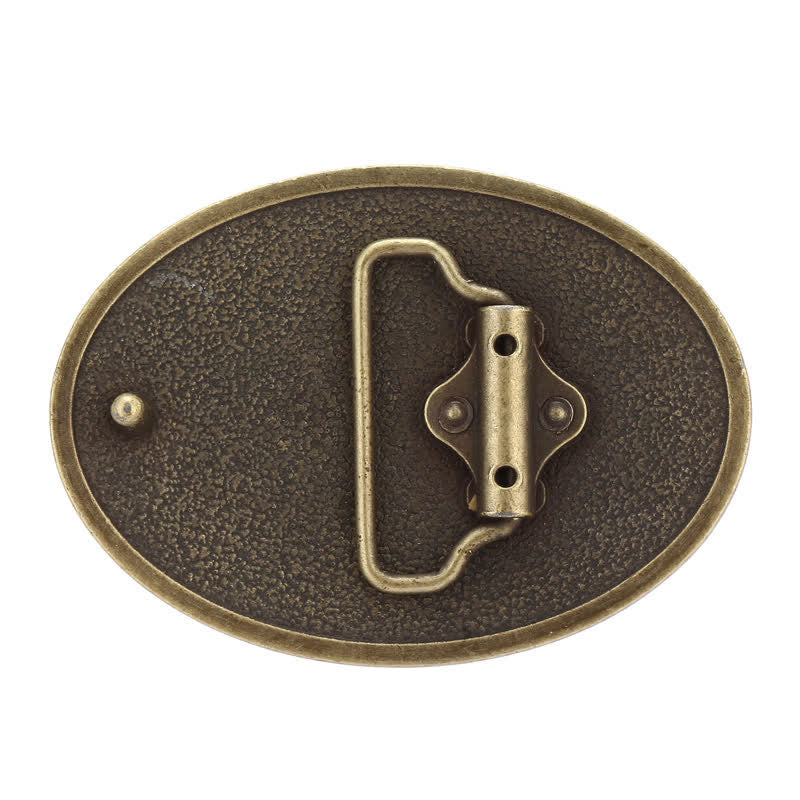 Ceinture en cuir à boucle pour homme avec ailes d'aigle et honneur