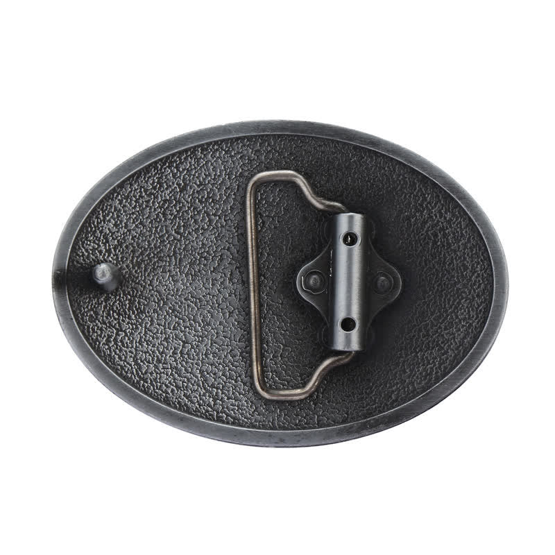 Ceinture en cuir à boucle pour homme avec ailes d'aigle et honneur