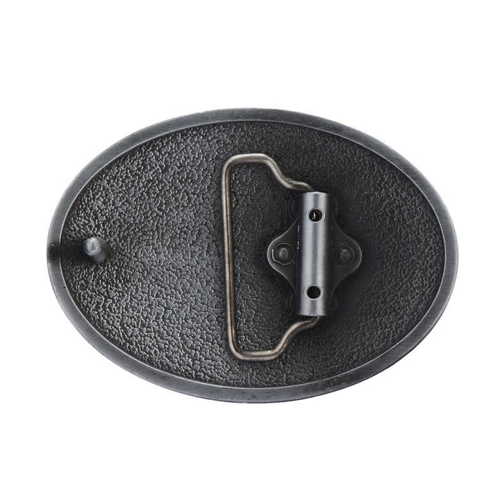 Ceinture en cuir à boucle pour homme avec ailes d'aigle et honneur