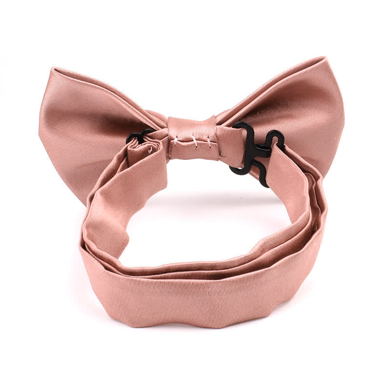 Nœud papillon torsadé en forme de huit pour homme