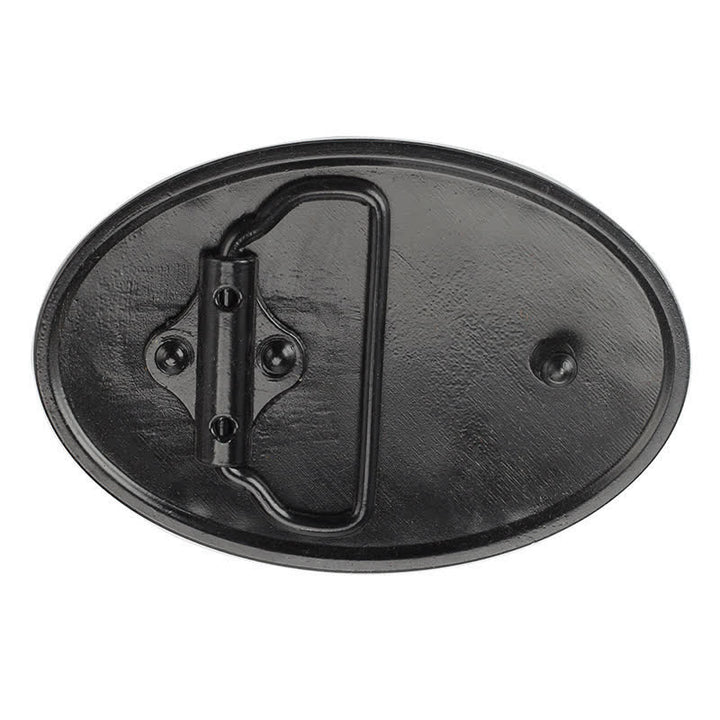 Ceinture en cuir à boucle pour homme avec motif croix celtique