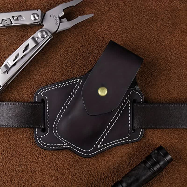Sac ceinture en cuir pour multi-outils EDC Organizer