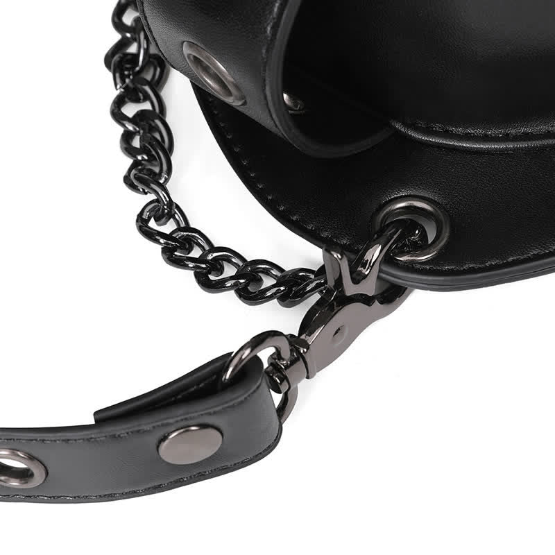 Sac à bandoulière convertible avec motif tête de mort