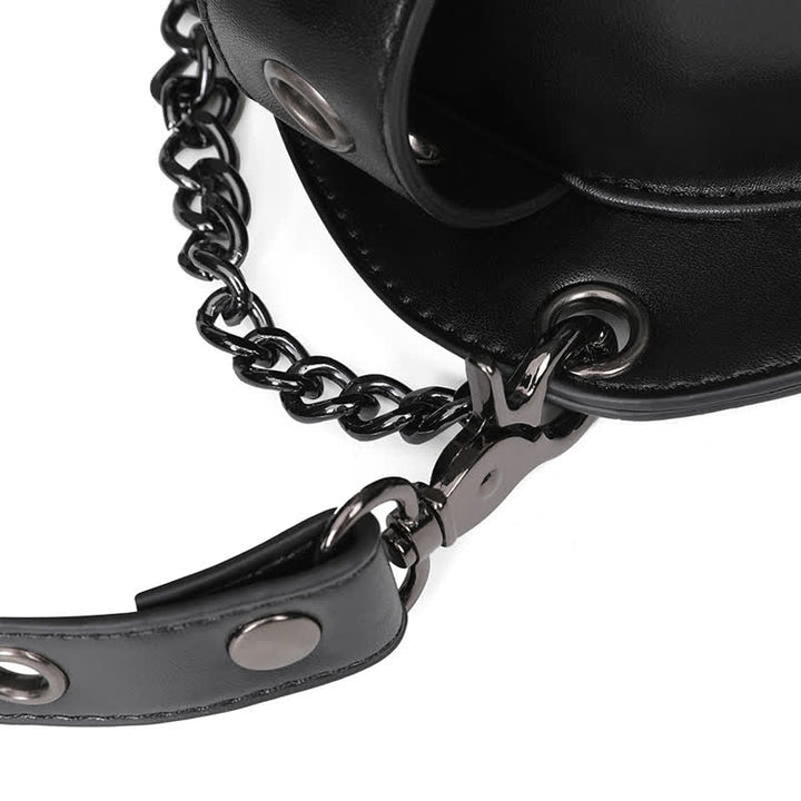 Sac à bandoulière convertible avec motif tête de mort