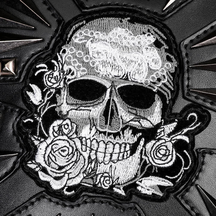 Sac à bandoulière convertible avec motif tête de mort