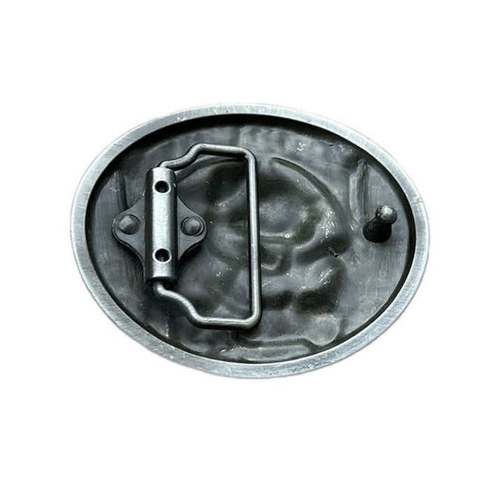 Ceinture en cuir à boucle cochon moto DIY pour homme