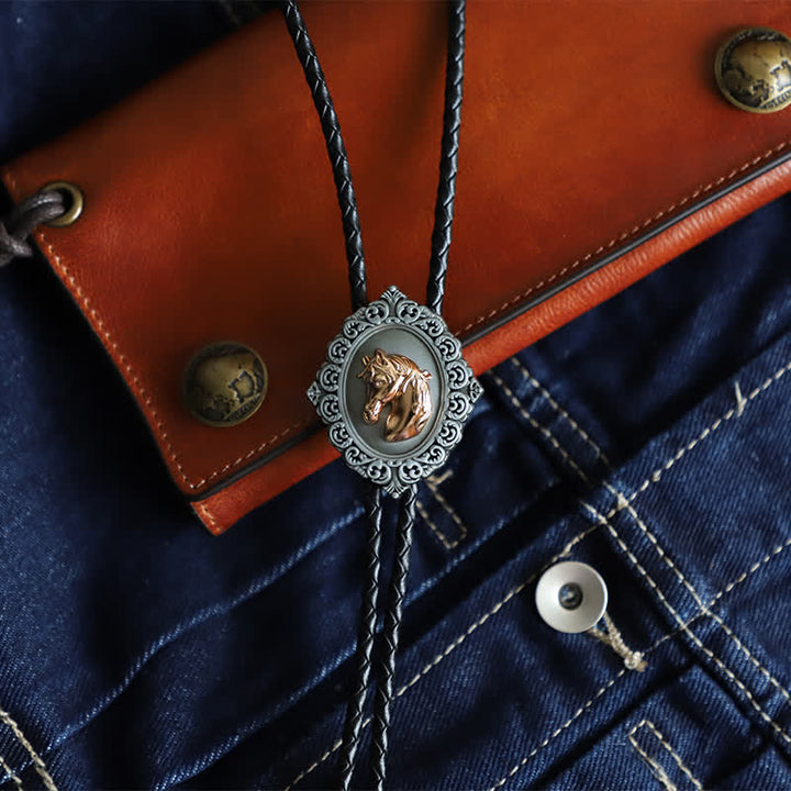 Cravate bolo tête de cheval Western Trend Rodeo