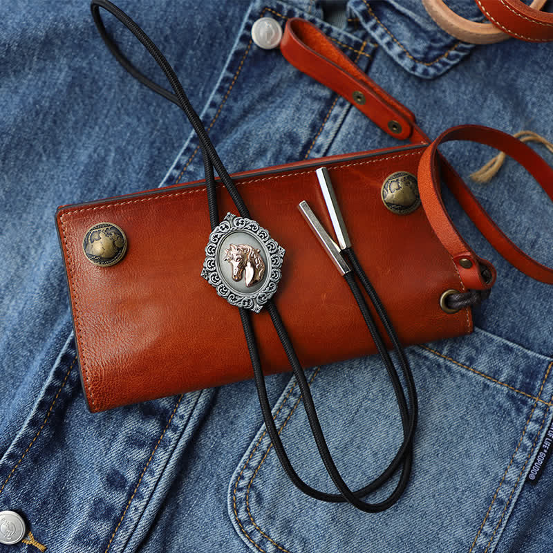 Cravate bolo tête de cheval Western Trend Rodeo