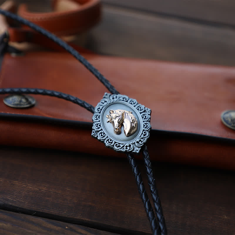 Cravate bolo tête de cheval Western Trend Rodeo