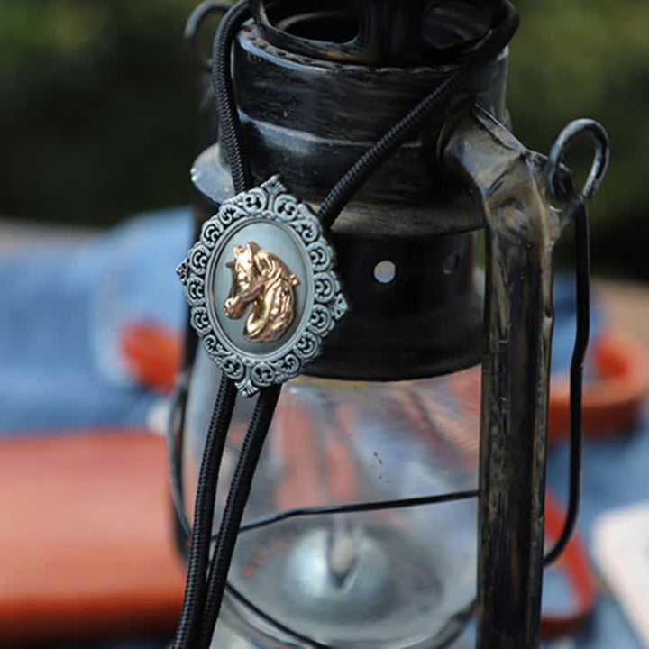 Cravate bolo tête de cheval Western Trend Rodeo