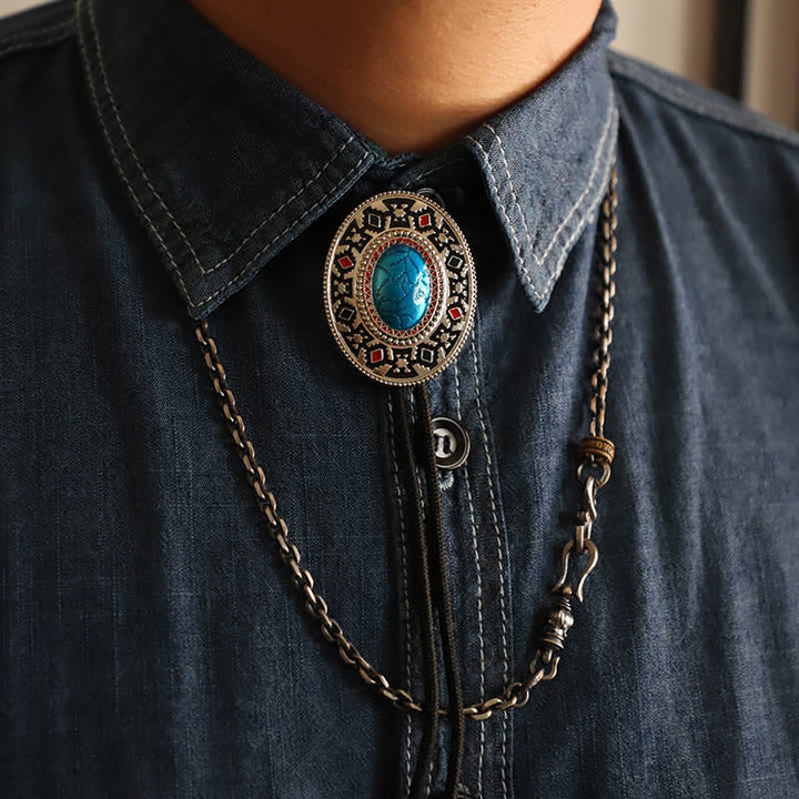 Cravate Bolo Totem Indien Classique