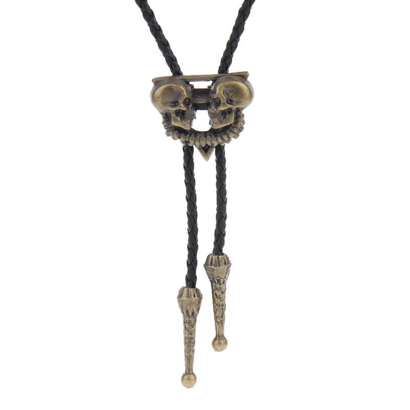 Cravate Bolo Western avec motif d'aigle volant