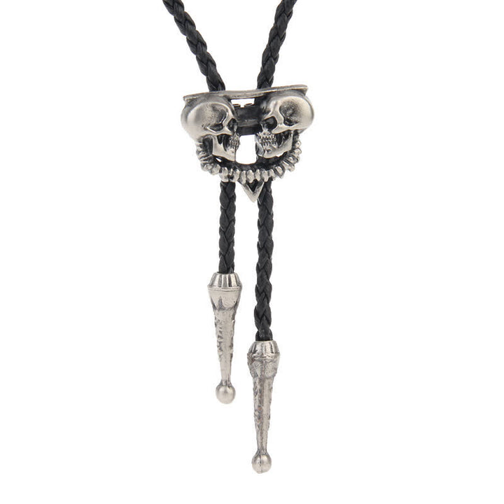 Cravate Bolo Western avec motif d'aigle volant