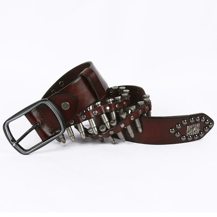 Ceinture en cuir à rivets Bullet Cool Personality