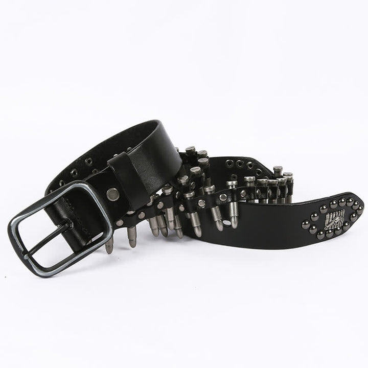 Ceinture en cuir à rivets Bullet Cool Personality