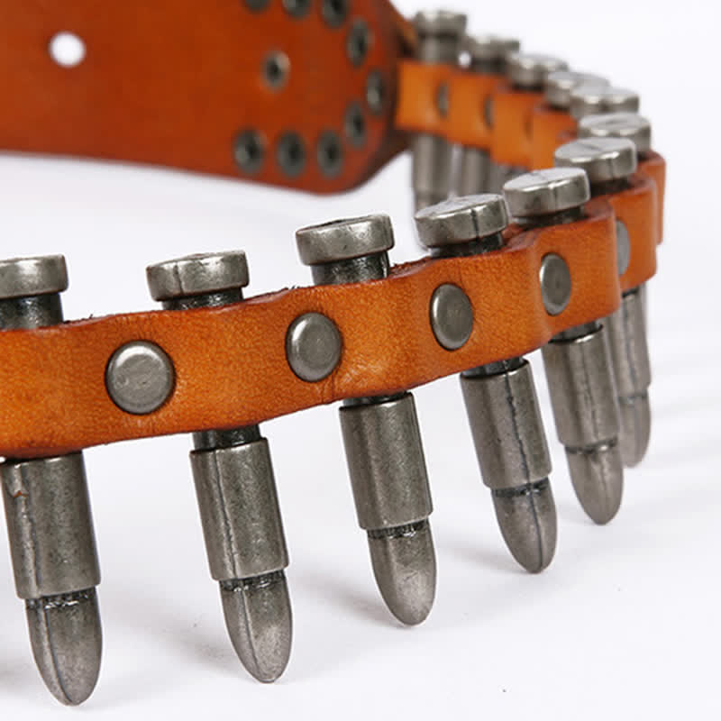 Ceinture en cuir à rivets Bullet Cool Personality