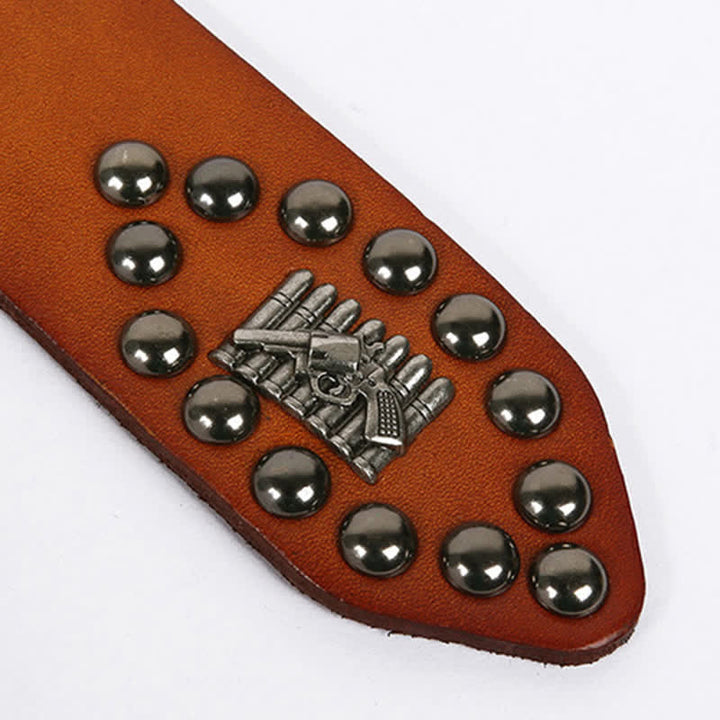 Ceinture en cuir à rivets Bullet Cool Personality