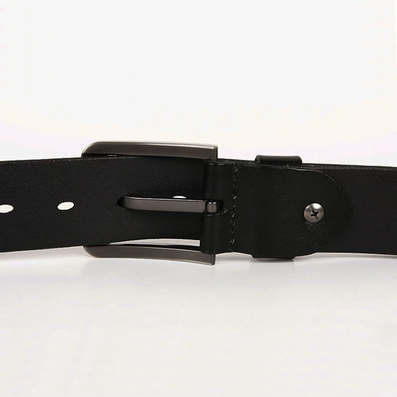 Ceinture en cuir avec rivets en métal lourd pour jeans de moto