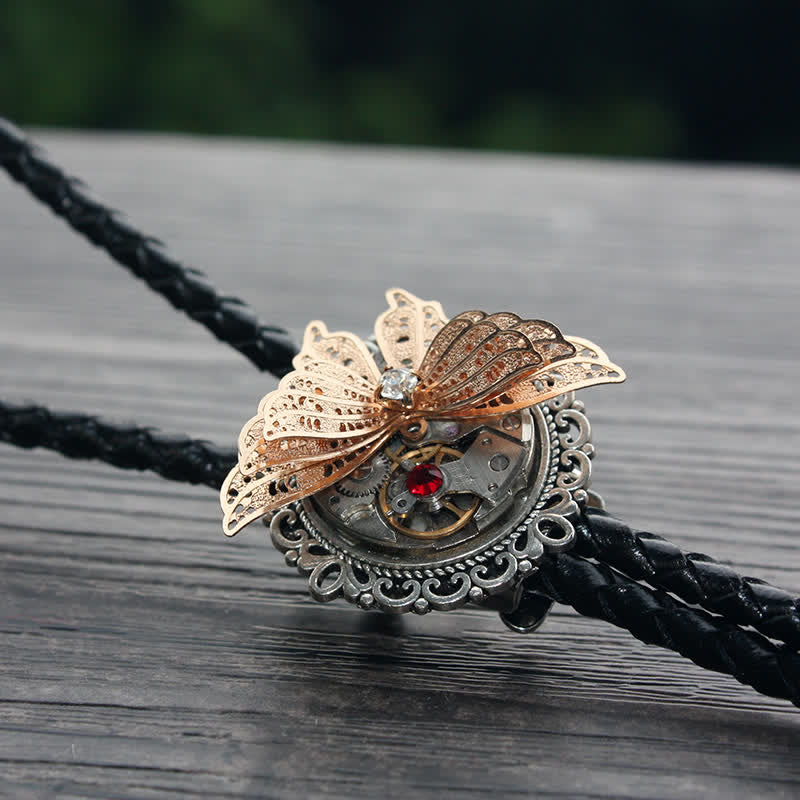Pendentif papillon 3D Steampunk Bolo Tie