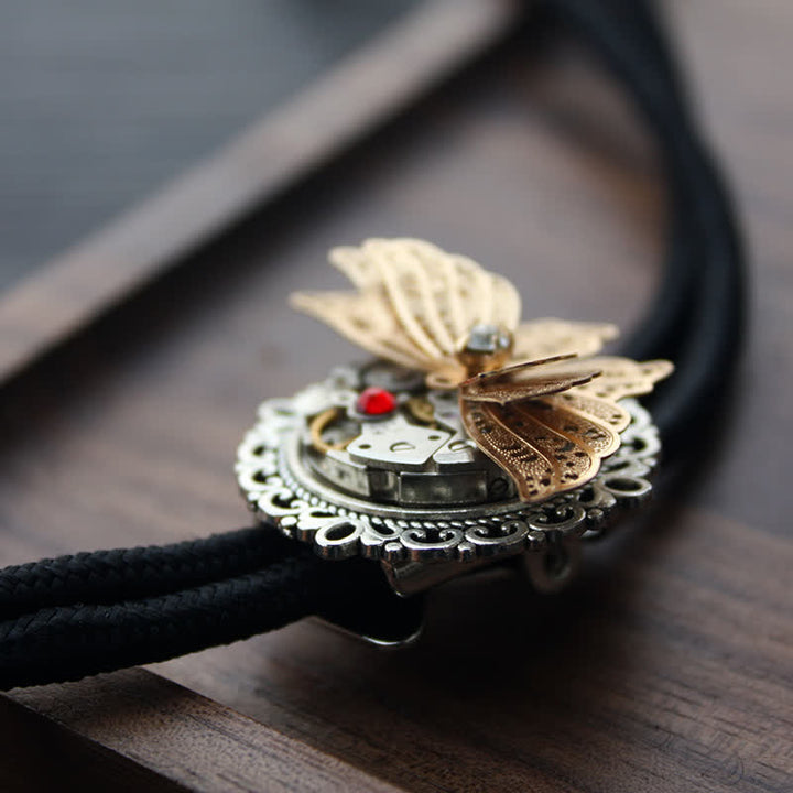Pendentif papillon 3D Steampunk Bolo Tie