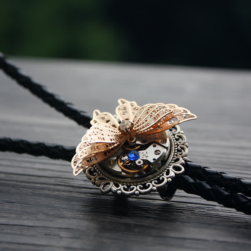 Pendentif papillon 3D Steampunk Bolo Tie