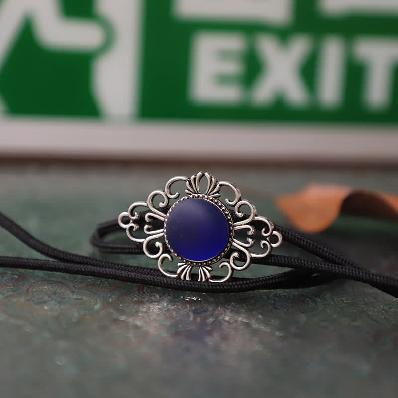 Pendentif Bolo Tie en imitation émail coloré artistique