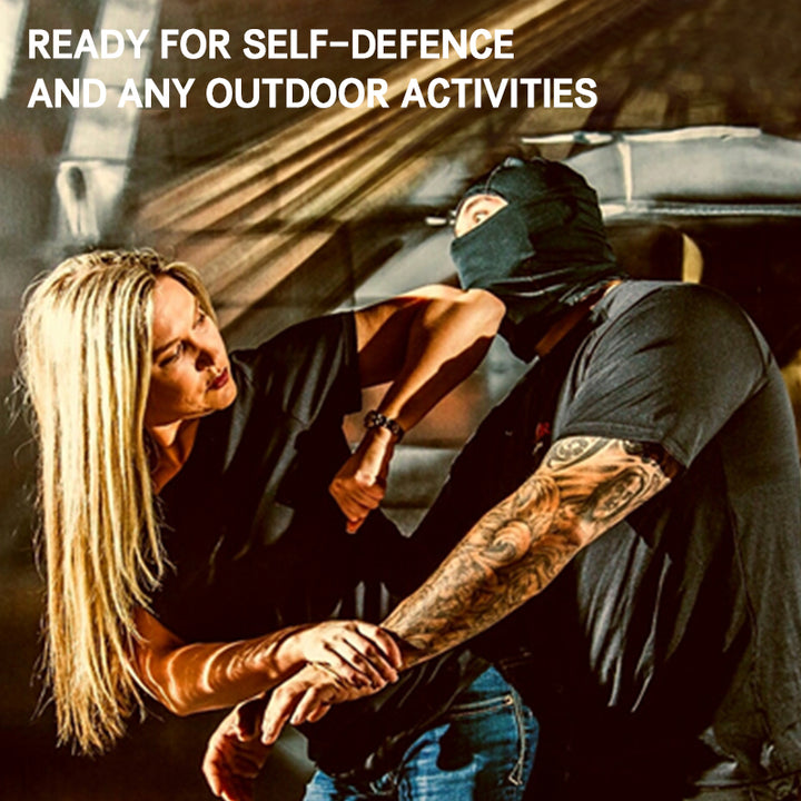 Ceinture en cuir pour homme avec couteau pliant caché et poker doré - image 5