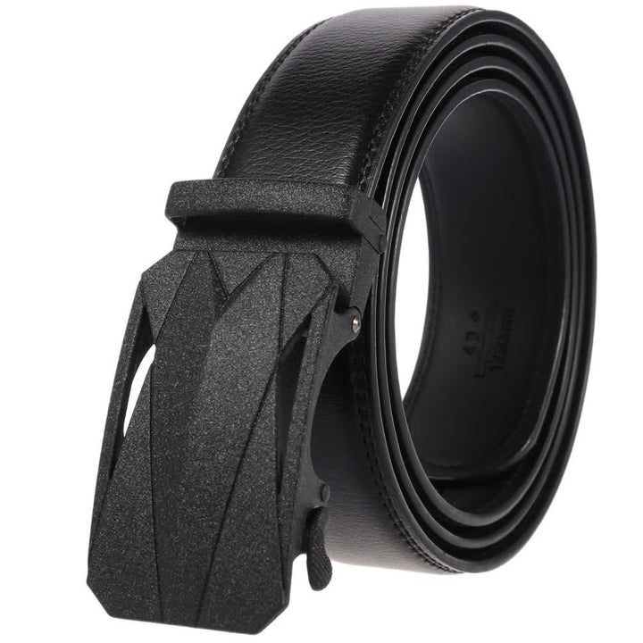 Ceinture en cuir à boucle automatique pour homme, style formel, pour l'extérieur