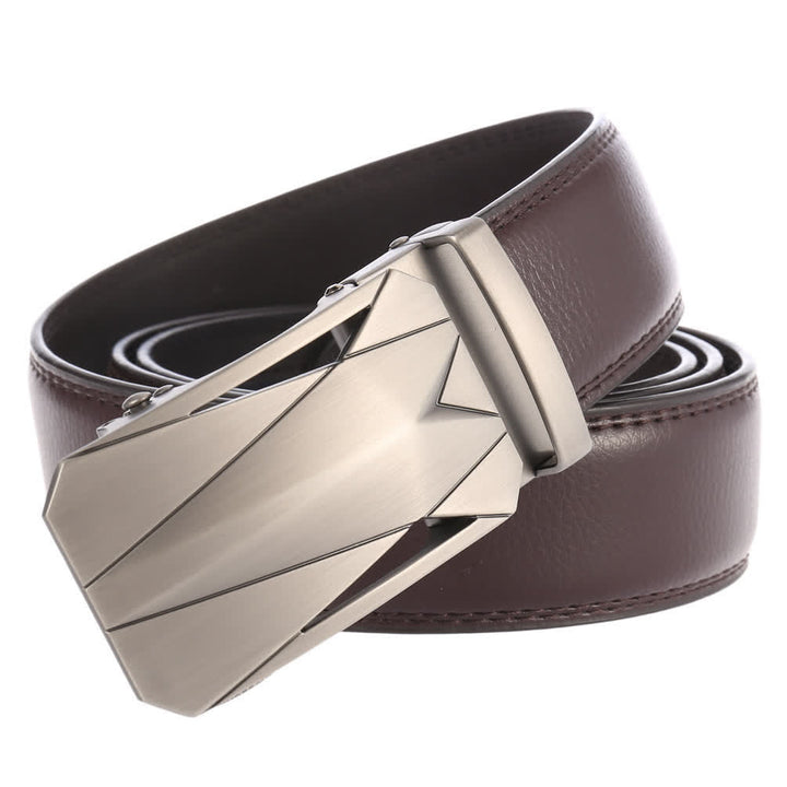 Ceinture en cuir à boucle automatique pour homme, style formel, pour l'extérieur