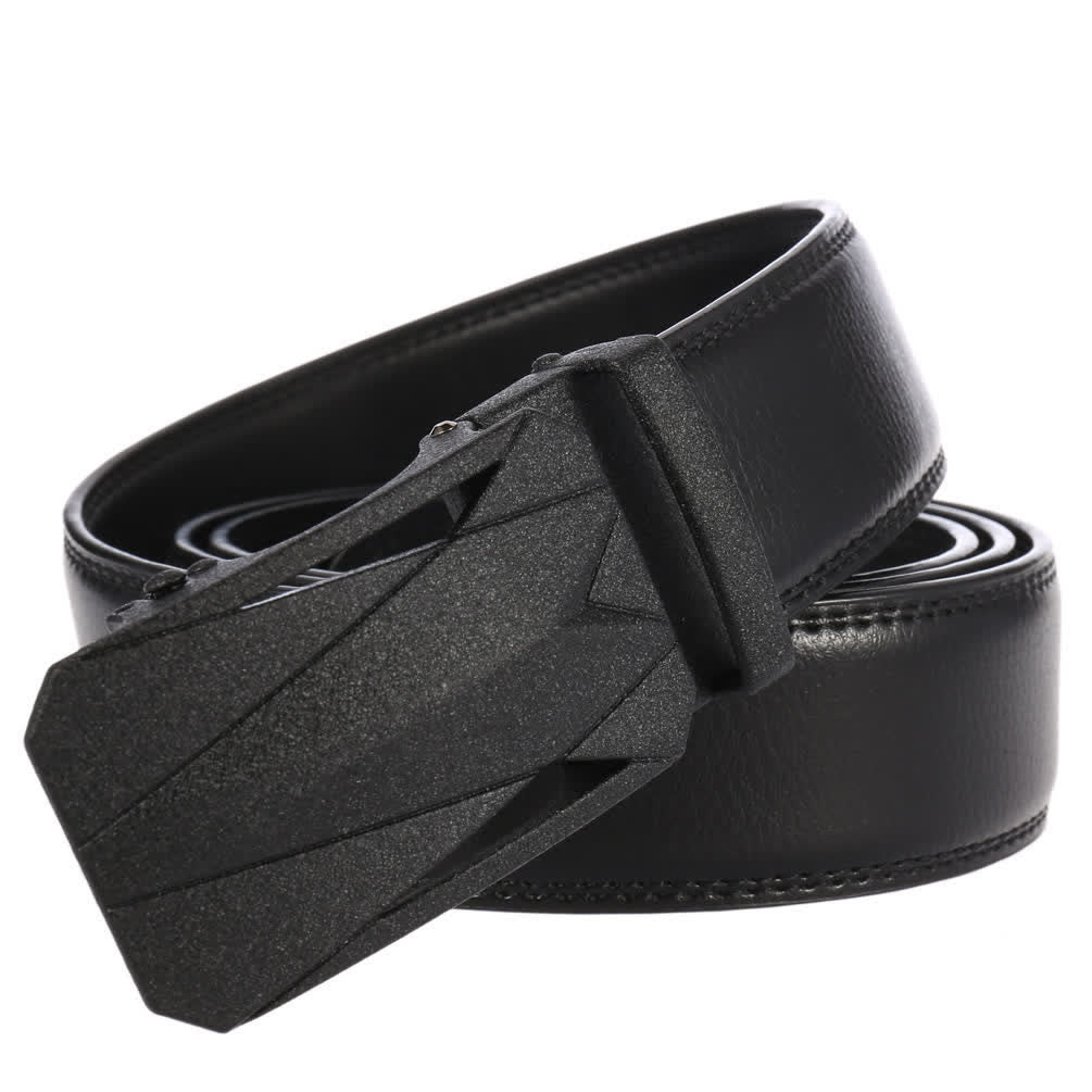 Ceinture en cuir à boucle automatique pour homme, style formel, pour l'extérieur
