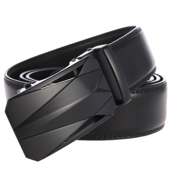 Ceinture en cuir à boucle automatique pour homme, style formel, pour l'extérieur