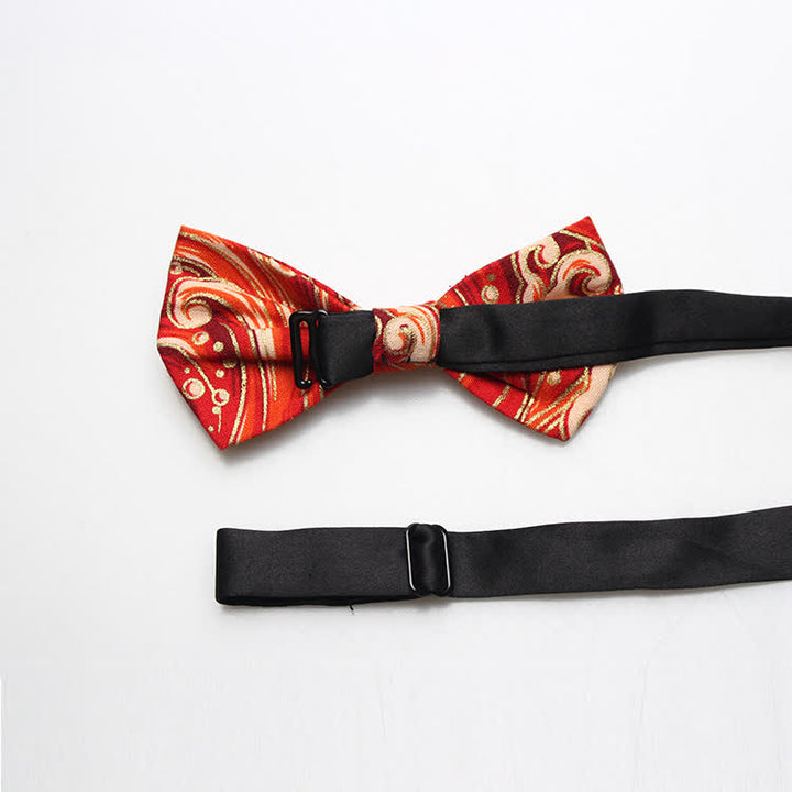 Nœud papillon en coton à motif royal pour homme
