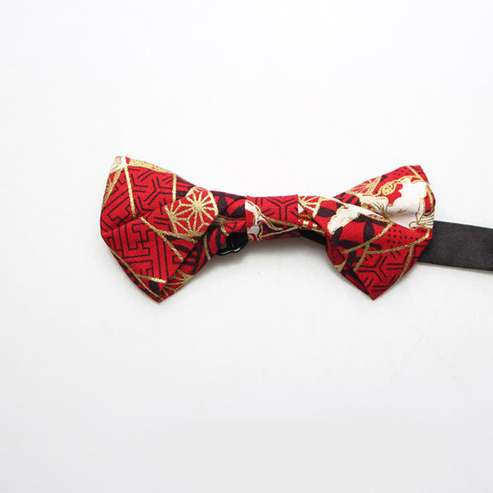 Nœud papillon en coton à motif royal pour homme